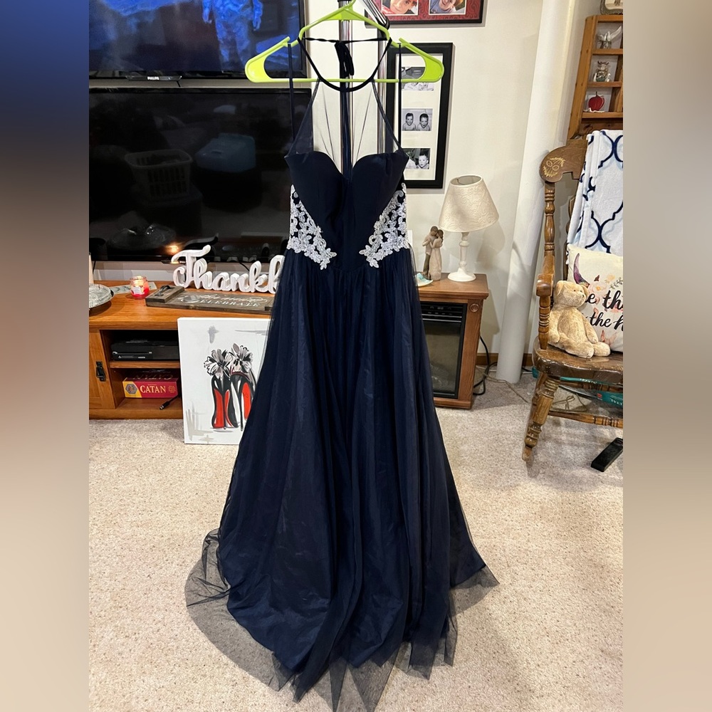 NWT DJ Jaz Navy Formal dress